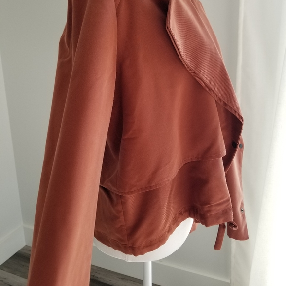 Halogen Rust Orange Button front jacket XL - Picture 3 of 8